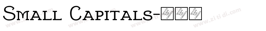 Small Capitals字体转换 Small Capitals字体转换